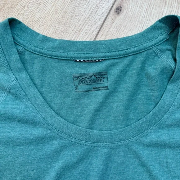patagonia t-shirt teal blue - Picture 2 of 6